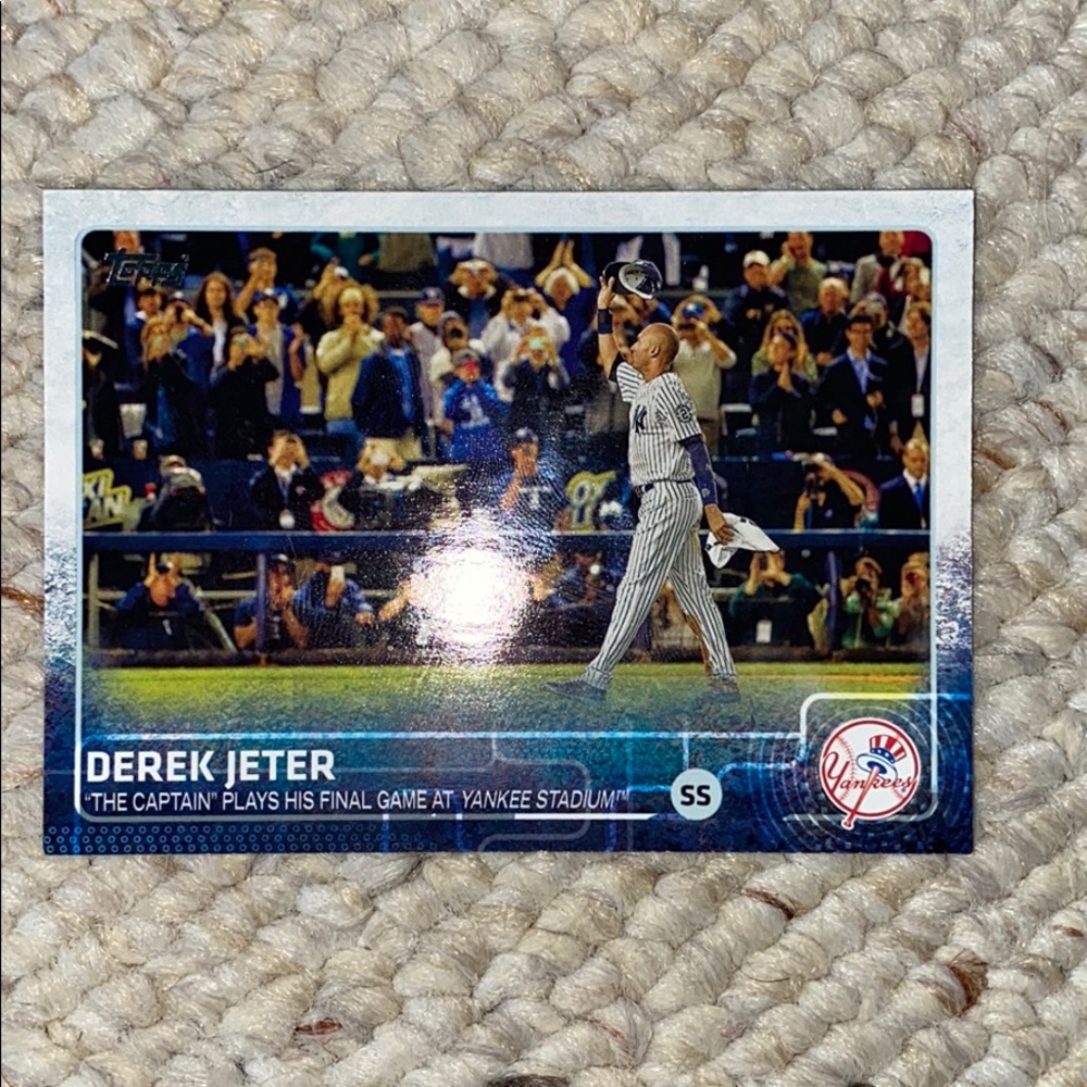 RARE-Derek Jeter last game Yankees